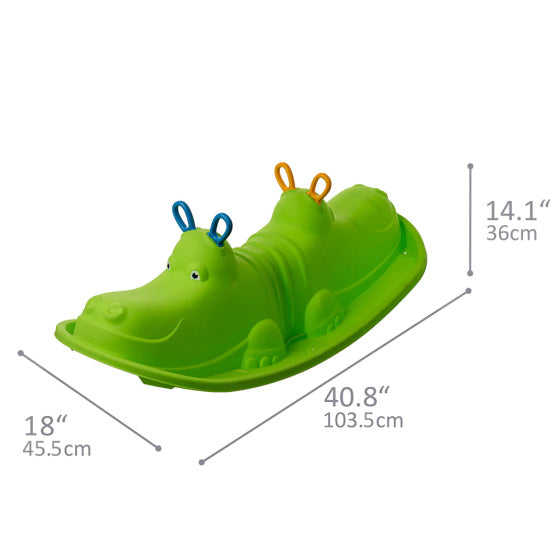 Starplay Hippo Swingwip für 1 bis 3 Kinder 103 cm Grün