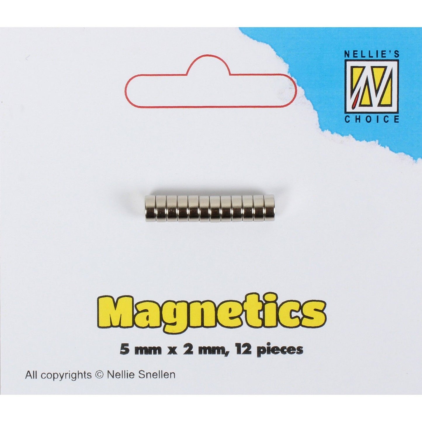 Nellies Wahl • Magnete 5x2mm 12 Stück pkg