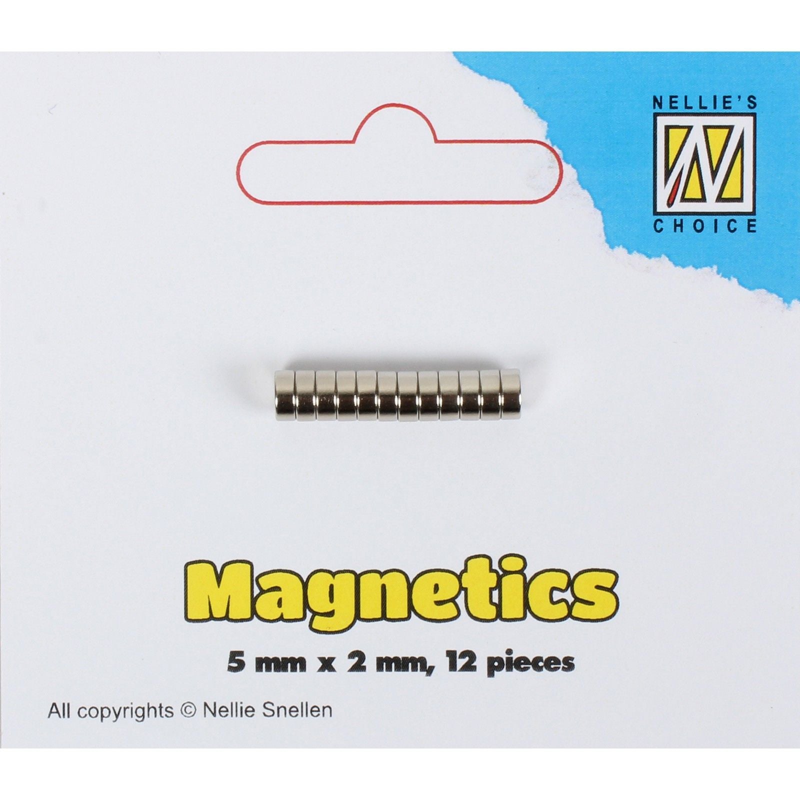 Nellies Wahl • Magnete 5x2mm 12 Stück pkg