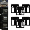 Stealth montiert Batteriehalter für Bosch 18V | schwarz | 6 Stück - bm-bo18-6