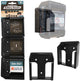 Stealth-Montage-Batteriehalter für Makita 40 V XGT | schwarz | 6 Stück - bm-mk40-blk-6