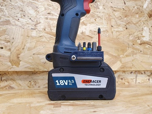 Stealth Mounts Bithalter für Bosch 18V | blau | 2 Stück - bra-bo-blu-2