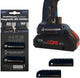 Stealth Mounts Bithalter für Bosch 18V | blau | 2 Stück - bra-bo-blu-2