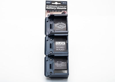 Stealthmounts BM-BO18-Blu-6 Batteriehalter für Bosch 18V Pro | blau | 6er-Pack – bm-bo18-blu-6