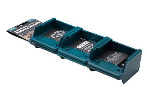 Stealthmounts bm-mk18-blu-6 Batteriehalter für Makita 18 V LXT | blau | 6er-Pack – bm-mk18-blu-6