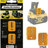 Stealth Mounts Stubby Bithalter für Dewalt | gelb | 3 Stück – BH-DW-S-Yelw
