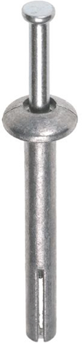 Steelies Ultimate Impact Plug 6x 40 Zylinderkragen Aluminium-Zink-Nagel | 100 Stück – kde10600401