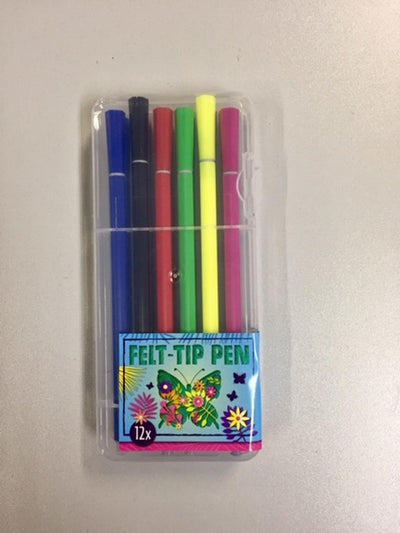 Grafix Textmarker Fineliner 12 im Etui