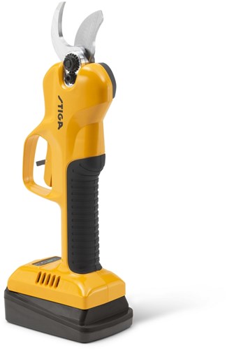 Stiga sc 100e Kit Akku-Gartenschere | 1 Serie | 0,5 kW | Induktion | 30 mm Schnittbreite. 3 voreingestellte Positionen | inkl. 1 x 20 V E 24 Akku + C 215 S Ladegerät – 257022001 ST1