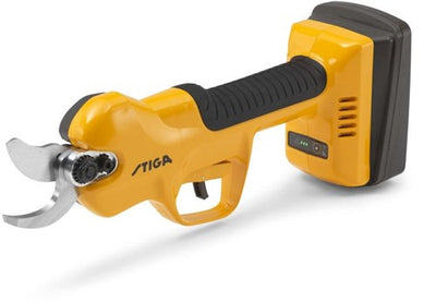Stiga sc 100e Kit Akku-Gartenschere | 1 Serie | 0,5 kW | Induktion | 30 mm Schnittbreite. 3 voreingestellte Positionen | inkl. 1 x 20 V E 24 Akku + C 215 S Ladegerät – 257022001 ST1