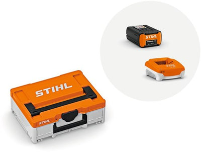 Stihl Powerbox Basic, mit 2x AP 200 S Akkus und 1x AL 301 Schnellladegerät - 48502000042