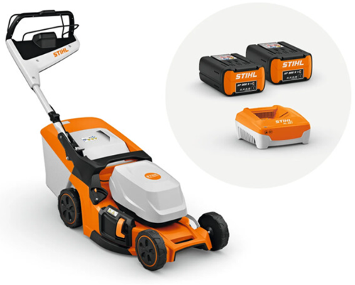 Stihl Rma 448.3 PV-Set Akku-Rasenmäher | inkl. 2x AP 300s Akku + AL301 Ladegerät - WA412000010