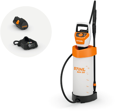Stihl SGA 30 Akku-Drucksprüher | einstellen | 5l | inkl. 2 Achsbatterien und 1 Ladegerät - sa090117010