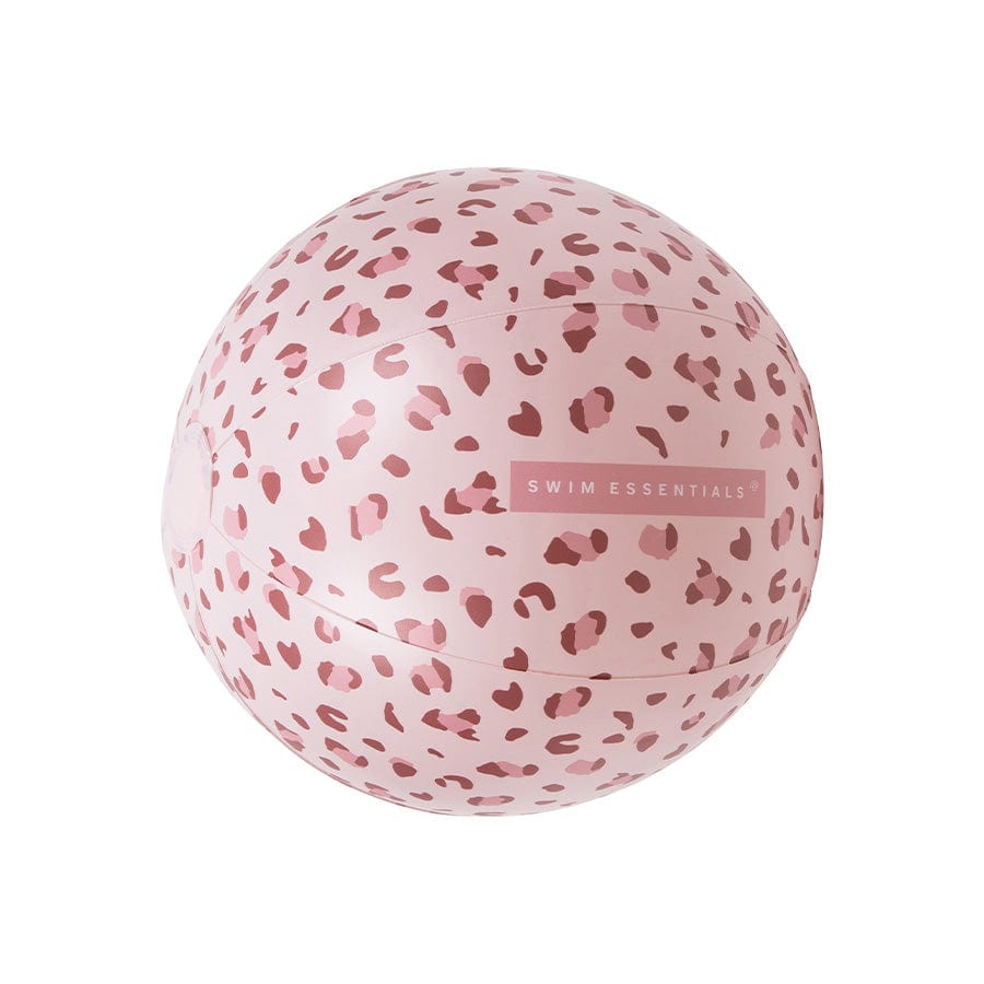 Leopard | Alter rosa Strandball Ø 51 cm