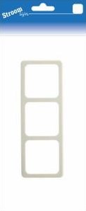 Streamline-Abdeckrahmen Peha Triple Cream 6602034