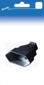 Streamline Counter Schwachstromstecker schwarz 6641510