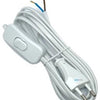 Streamline-Eurokabel, weißer Schalter, 2 Meter, 6665200