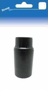 Streamline-Lampenfassung E14, glattes schwarzes Bakelit 6642200