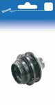 Streamline-Lampenfassung E27 schwarz mit Kragen und Ring 6643000