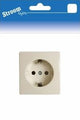 Streamline-Aufputzsteckdose Ra Peha Single Cream - 6678980