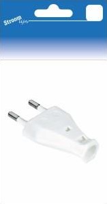 Netzstecker Schwachstrom weiß 6640220