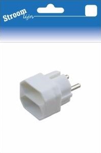 Streamline-Zweiwegestecker Euro weiß 6675900