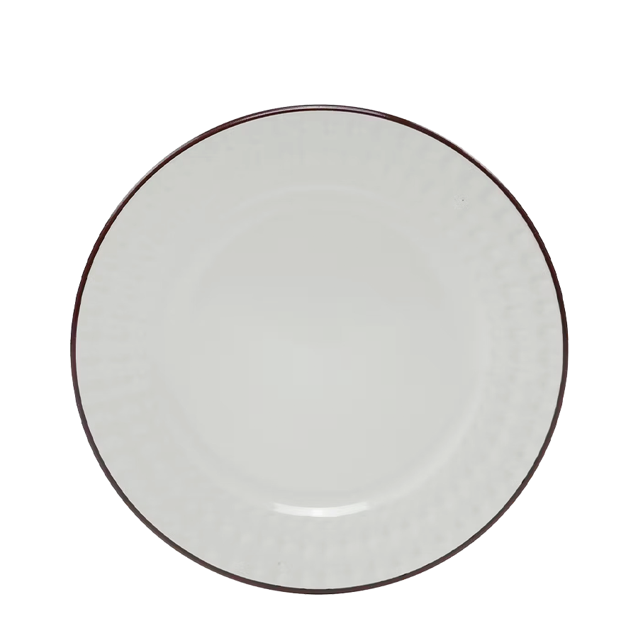 Studio Tavola Frühstücksteller Rom weiß ø20cm