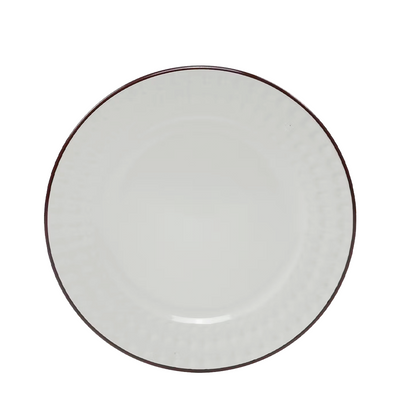 Studio Tavola Frühstücksteller Rom weiß ø20cm