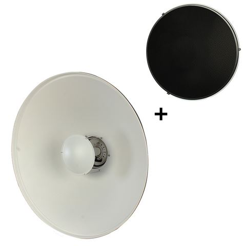 Studieoking Beauty Dish White SK-BD550W 55 cm für Falcon Eyes