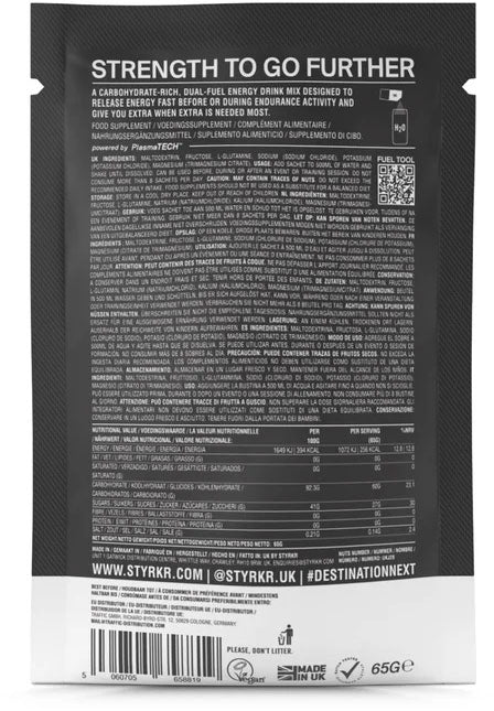 Styrkr mix60 Dual-Carb-Energy-Drink-Mix