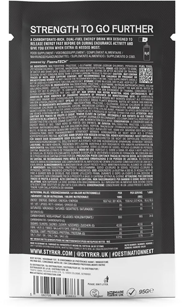 Styrkr Mix90 Koffein-Dual-Carb-Energy-Drink-Mix