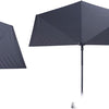Madison Sonnenschirm Mikros 200x300cm grau