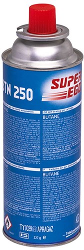 Super Ego Nachfüllverpackung für Herdgasflaschen, Butangas – 227 Gramm (cp250)