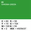Überlegener Hintergrundpapier 85 Chroma Key Green 3,56 x 15m