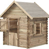 Swinging Louise Wooden Playhouse 120 x 120 x 160 cm Naturel