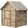 Swinging Louise Wooden Playhouse 120 x 120 x 160 cm Naturel