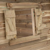 Swinging Louise Wooden Playhouse 120 x 120 x 160 cm Naturel