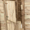 Swinging Louise Wooden Playhouse 120 x 120 x 160 cm Naturel