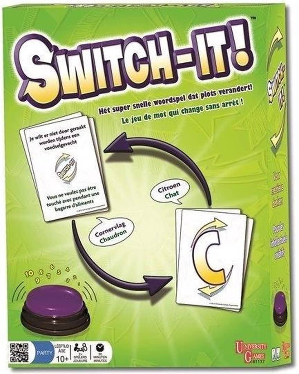Switch-It das superschnelle Wortspiel, das sich plötzlich änderte