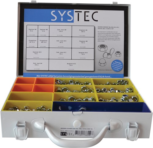 Systec Sortiment Koffermuttern VZ Divers DIN934 985 315-AM 1587 – 8960.60.30212