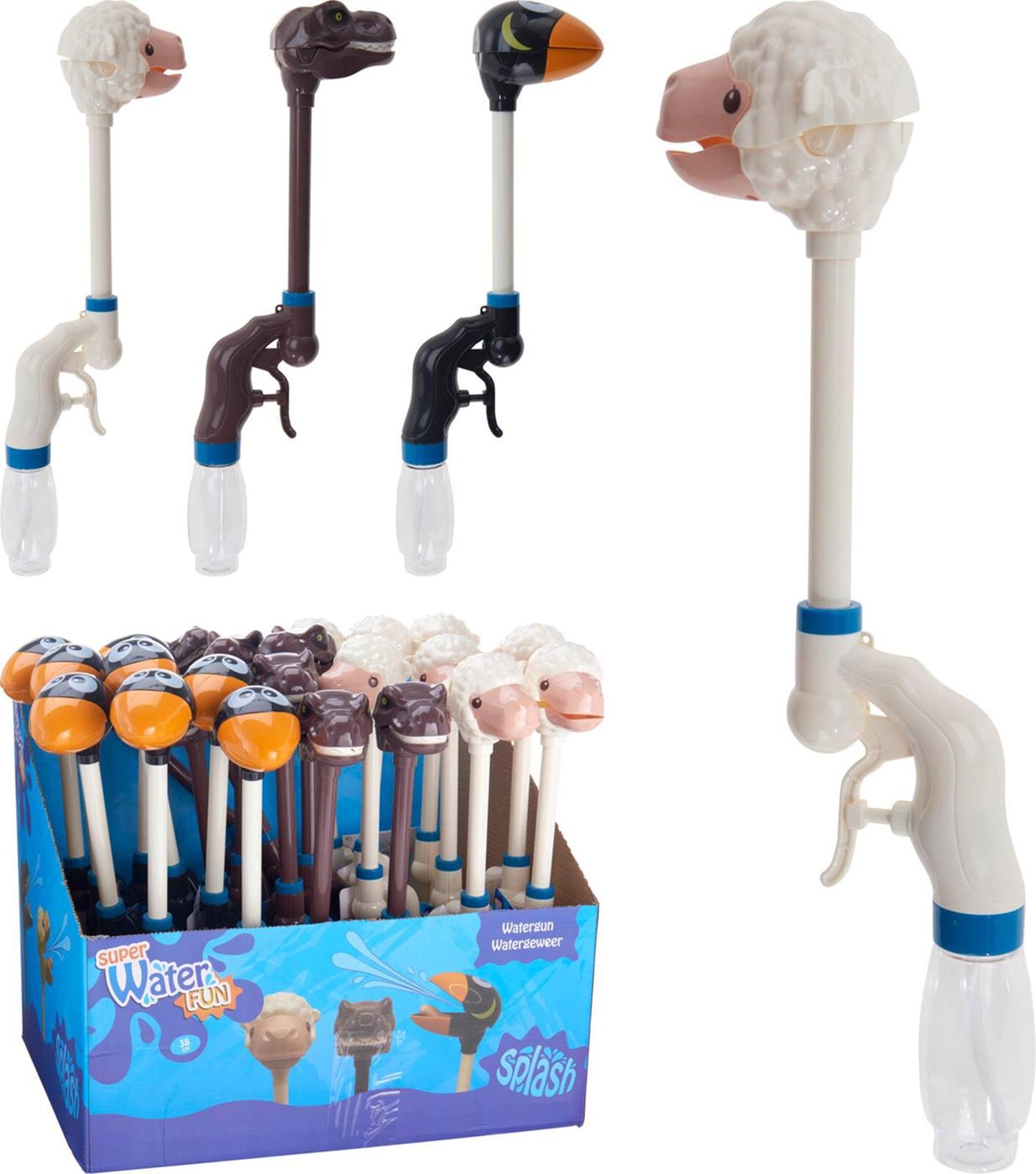 Wasserpistolentiere 38cm