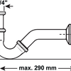 Cornat Bidetsiphon Messing CH 1 1 4 215 - T317503