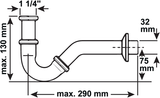 Cornat Bidetsiphon Messing CH 1 1 4 215 - T317503 - afbeelding 2