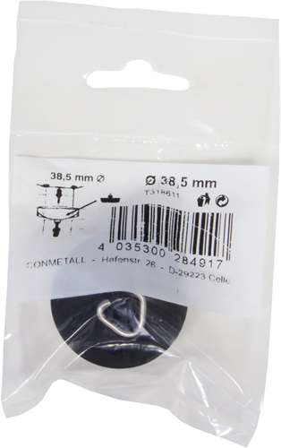 Cornat Ventilstopfen Waschbecken 38,5 mm – t318611