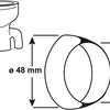 Cornat Außenanschlusstoilette 44mm 48mm - t360299