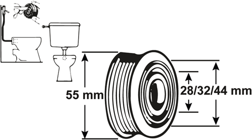 Cornat Innenanschlusstoilette Universal CH - T360699