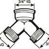 Cornat Messing-Ch-Y-Verteiler mmv 3 4 * – T386254