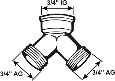 Cornat Messing-Ch-Y-Verteiler mmv 3 4 * – T386254