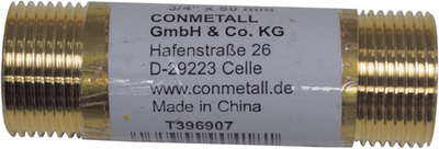 Cornat Messing-Ms-Rohrnippel mm 3 4 80 mm – T396907