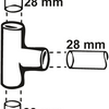 Cornat Cu-Löt-T-Stück 28 mm – T513028